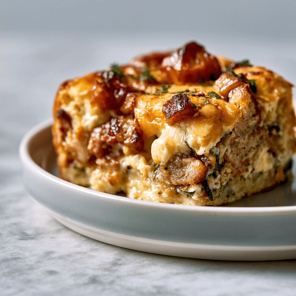 Healthy Sausage and Egg Whole30 Breakfast Casserole: Perfect Meal Prep