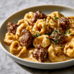 Creamy Cowboy Butter Tortellini Steak Bites: Simple Dinner