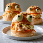 Easy Halloween Monster Chicken Sliders: A Spooky Treat